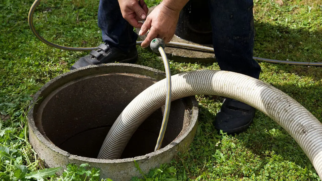 Septic tank cleaning